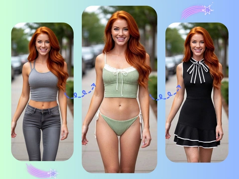 Cambia vestiti con intelligenza artificiale per provare istantaneamente l'abbigliamento