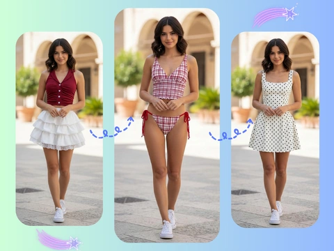 AI Dress Changer Online per esplorare la moda